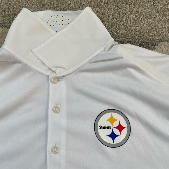 Nike brand official NFL on field Steelers polo -Men’s size small - Picture 3 of 11
